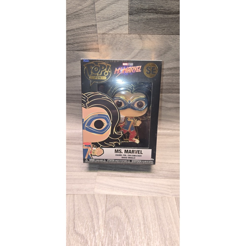 Brand New Sealed Funko Pop! Pin Ms. Marvel Enamel Pin SE Target Exclusive